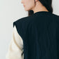 【9月中旬お届け】CHINA BUTTON QUILTED VEST