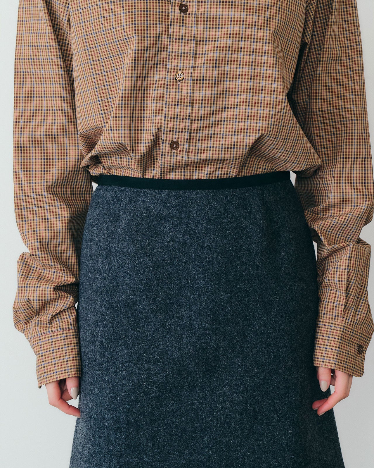 【9月中旬入荷予定】WOOL MINI SKIRT