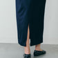 【9月中旬お届け】WOOL SATIN DRESS