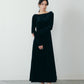 【11月上旬入荷予定】VELVET JERSEY DRESS
