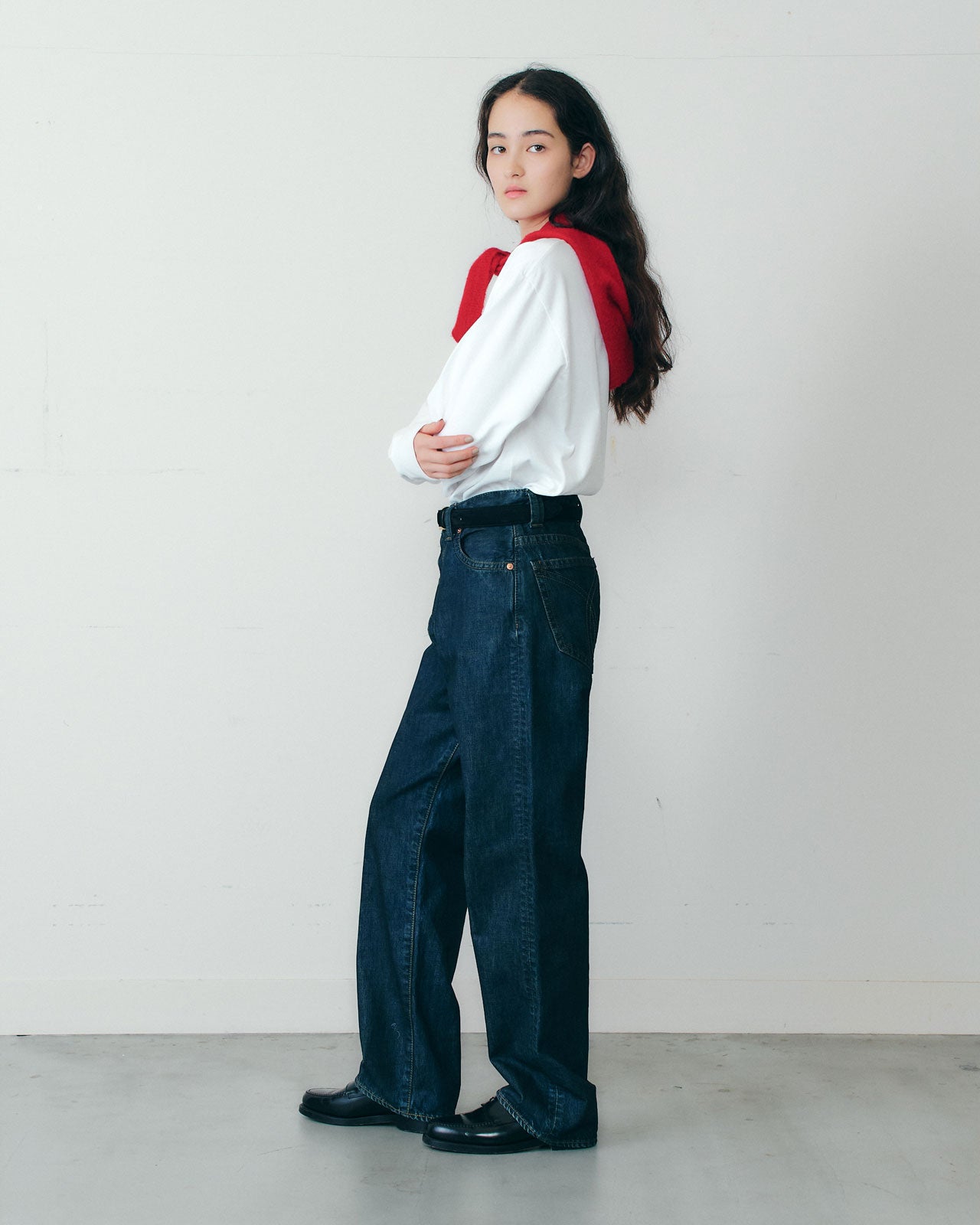 【10月中旬入荷予定】MARILYN DENIM PANTS (Roslyn ver.)
