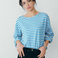 【新色BLUE】MARINE BORDER LONG SLEEVE TEE