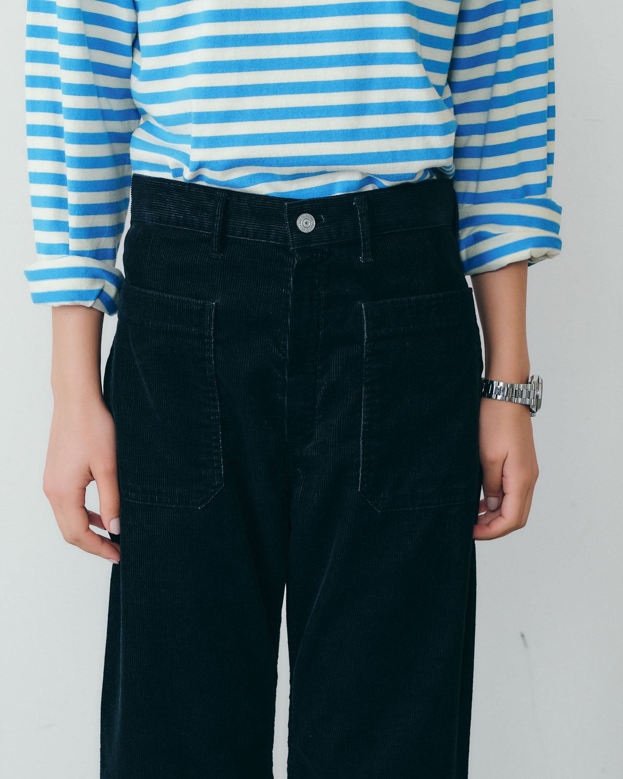 【9月下旬お届け】CORDUROY MARINE PANTS