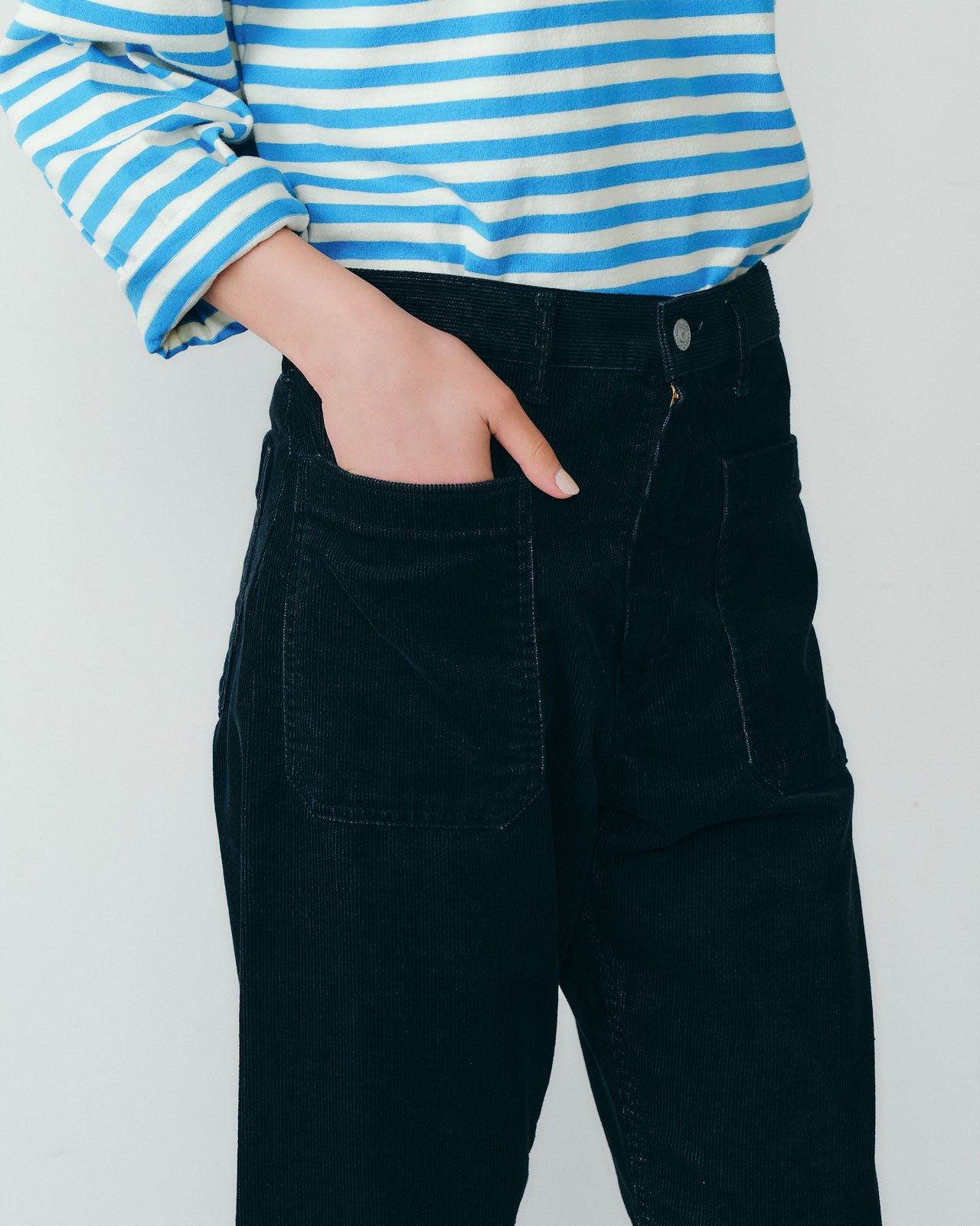 【9月下旬お届け】CORDUROY MARINE PANTS