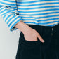 【新色BLUE】MARINE BORDER LONG SLEEVE TEE