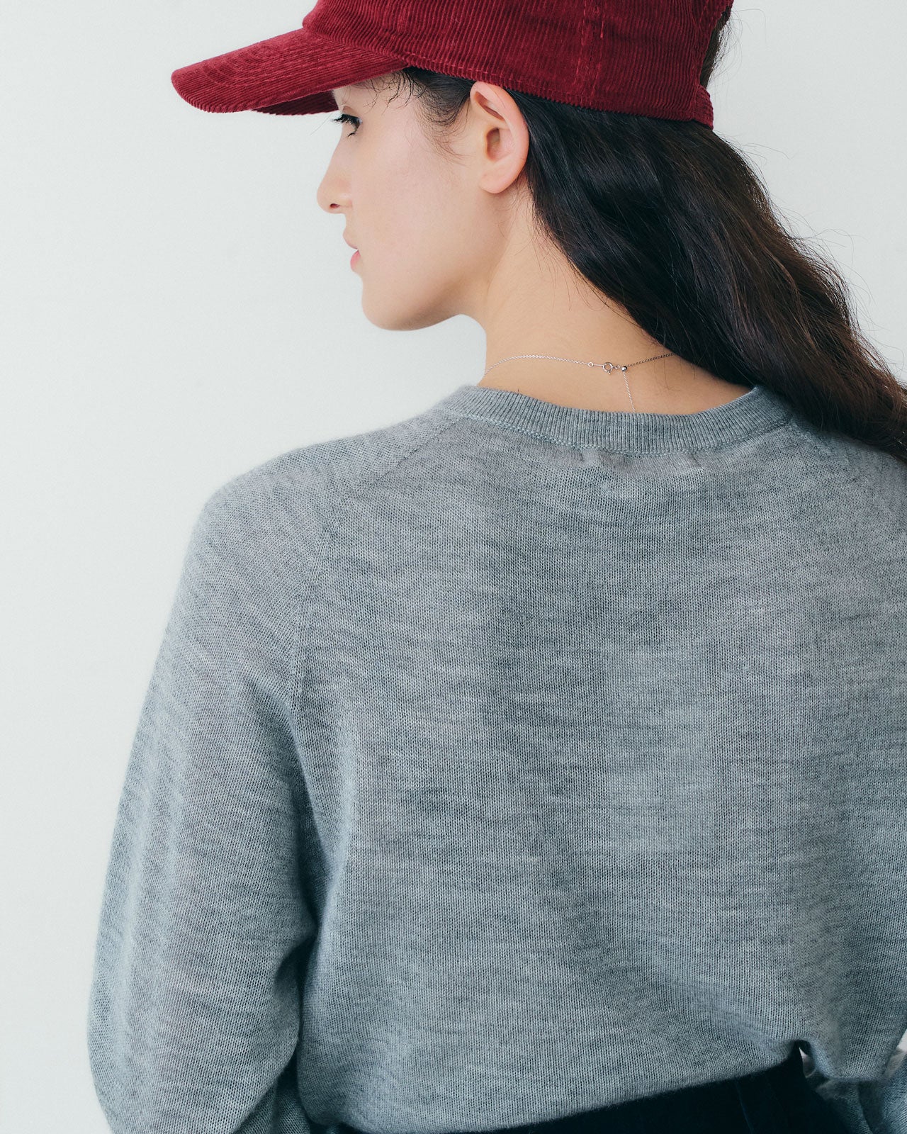 【9月下旬お届け】CASHMERE SILK KNIT PULLOVER