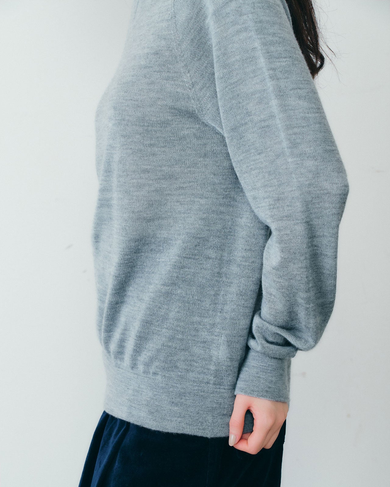 【9月下旬お届け】CASHMERE SILK KNIT PULLOVER