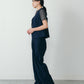 【6月下旬お届け】T/W CRAPE GILET