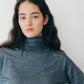 COTTON SILK HIGH NECK KNIT