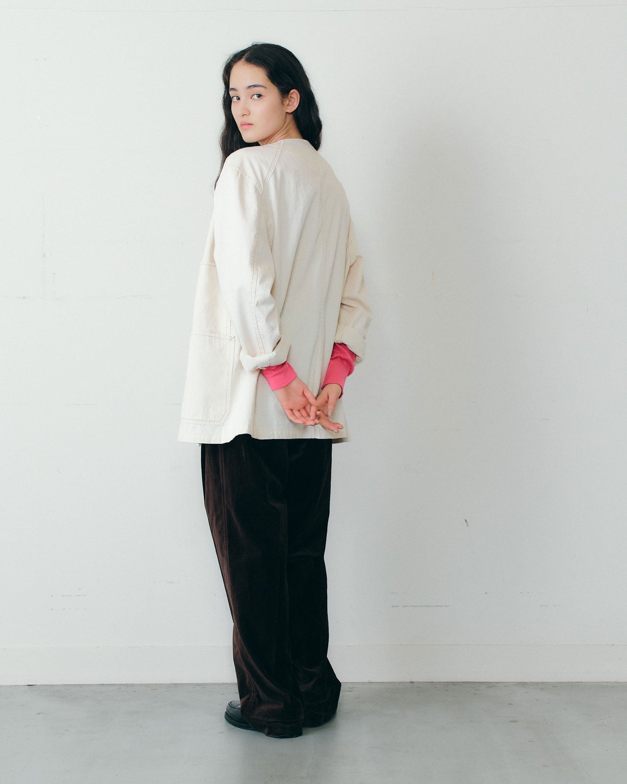 【9月中旬お届け】NO COLLAR COVERALL