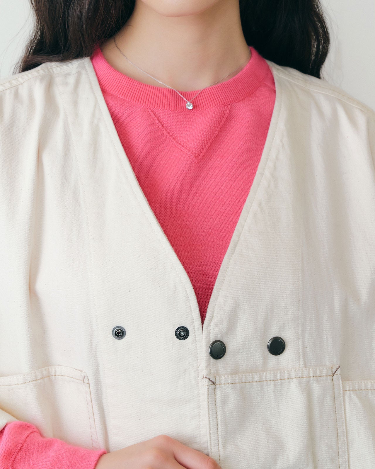 【9月中旬お届け】NO COLLAR COVERALL