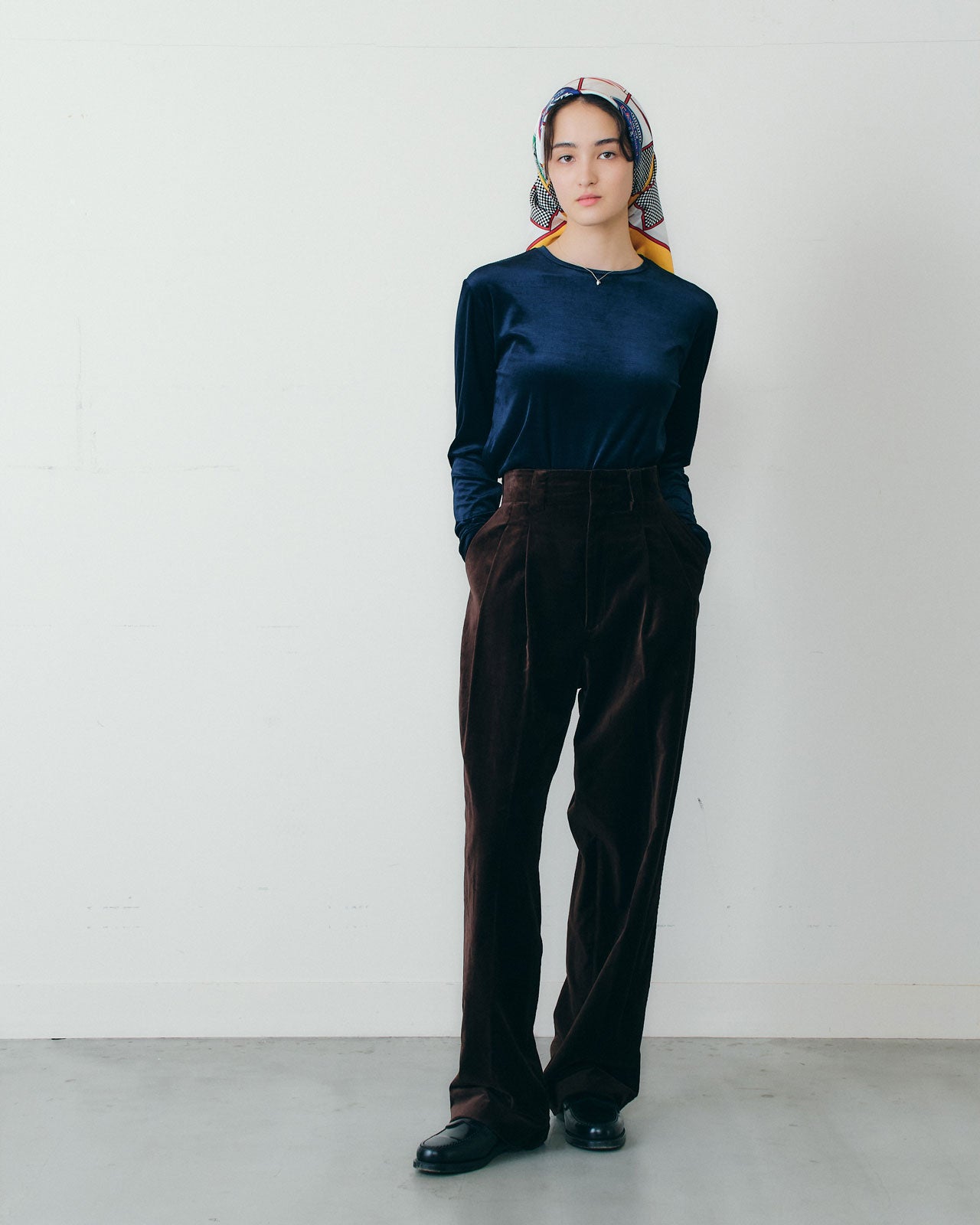 VELOUR LONG SLEEVE TEE