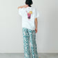 【6月下旬お届け】SUMMER BOTANICAL PATTERN PANTS