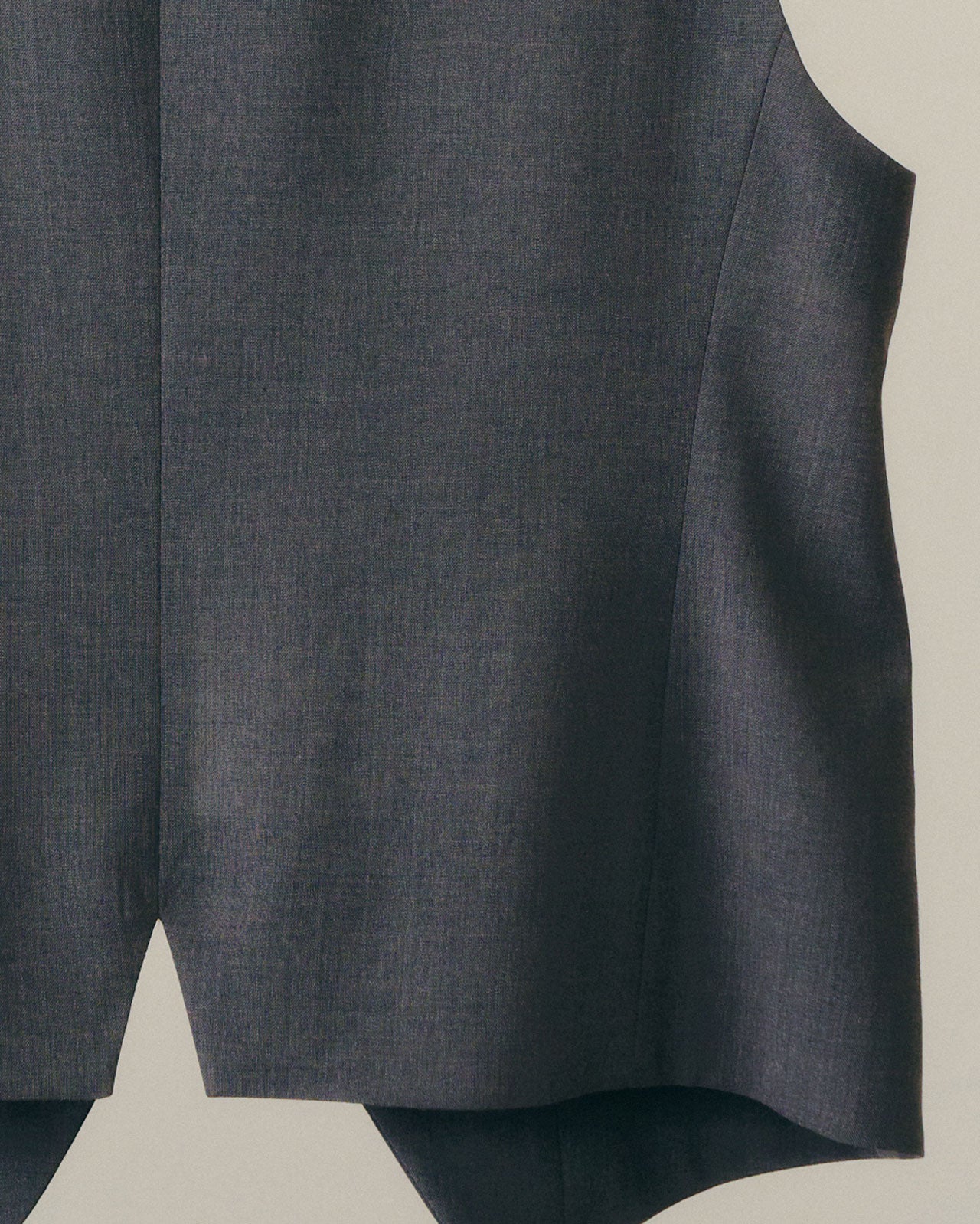 【6月下旬お届け】T/W CRAPE GILET