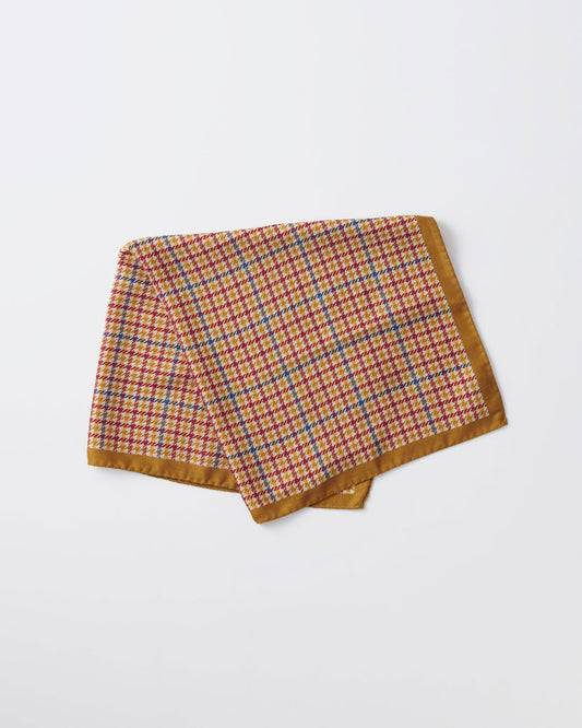 Vincenzo Miozza 	カシミヤシルク スカーフ（HOUNDSTOOTH）