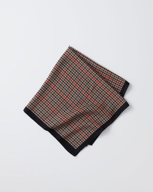 Vincenzo Miozza 	カシミヤシルク スカーフ（HOUNDSTOOTH）