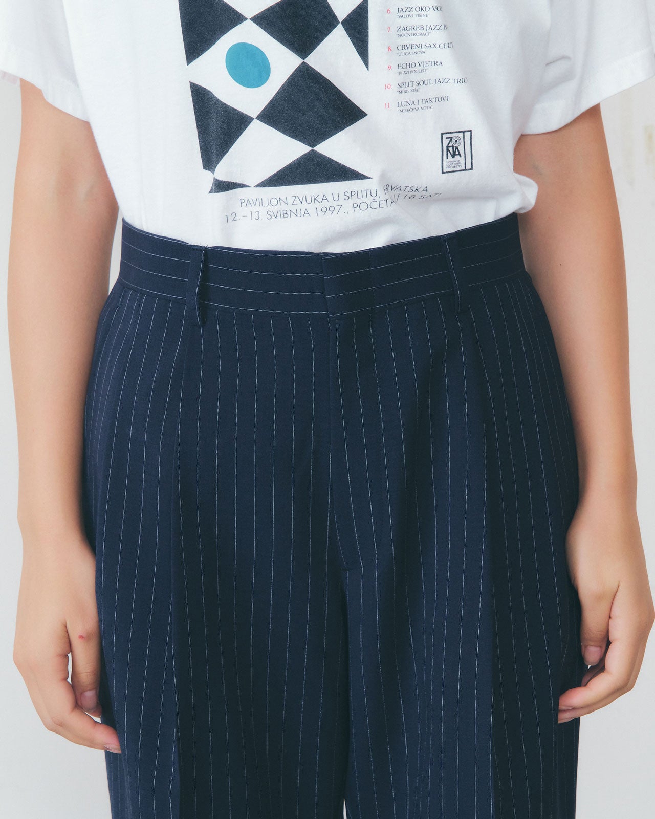 STRIPED CHRYSLER PANTS – Shinzone