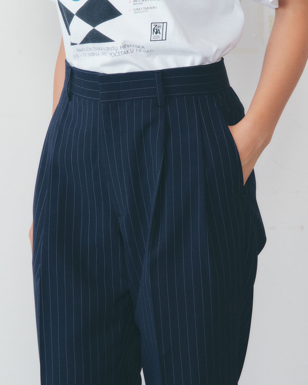【2月中旬入荷予定】STRIPED CHRYSLER PANTS
