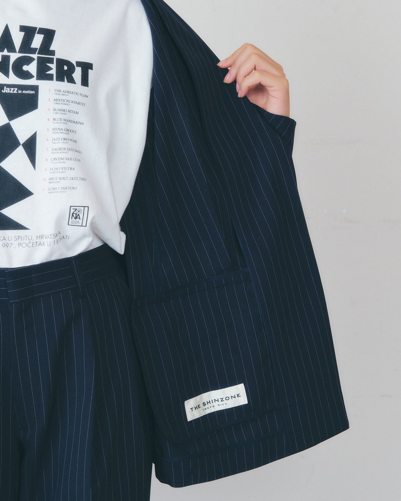 【2月中旬入荷予定】STRIPED CHRYSLER JACKET