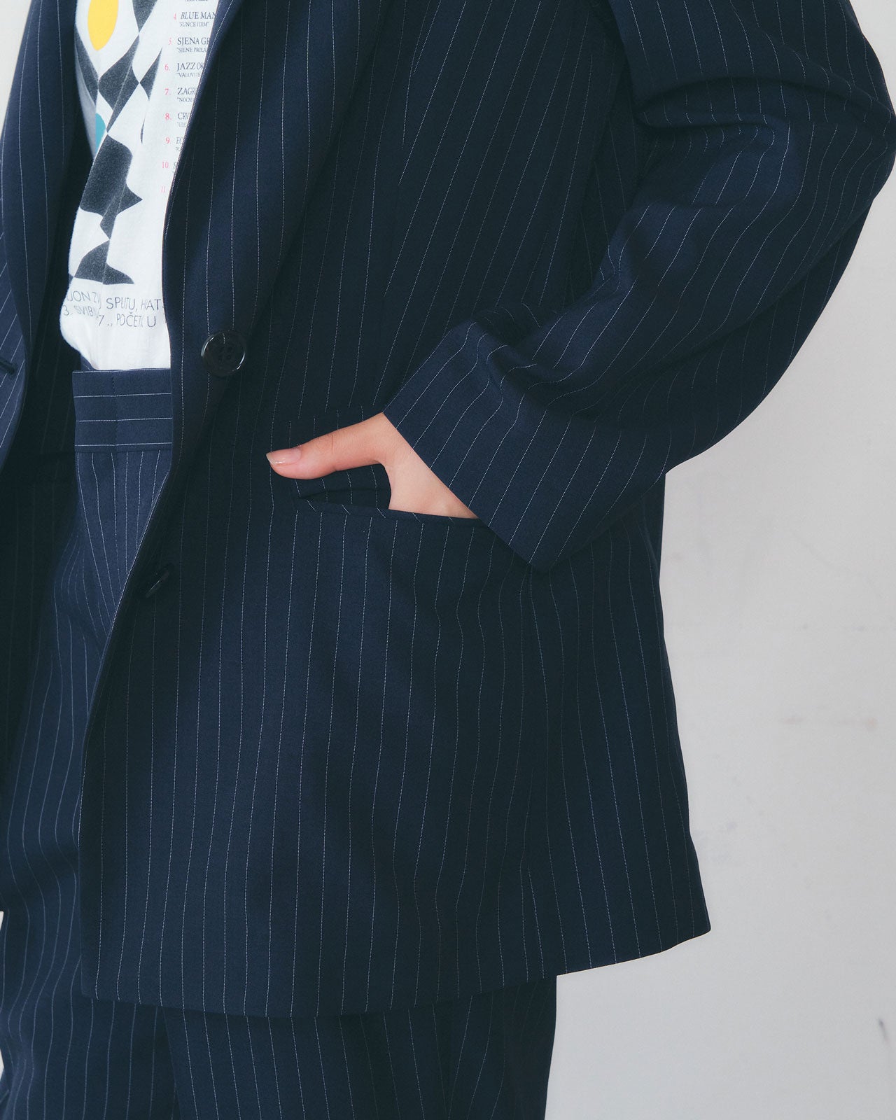STRIPED CHRYSLER JACKET – Shinzone