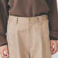 【2月上旬入荷予定】COTTON TWILL WIDE PANTS