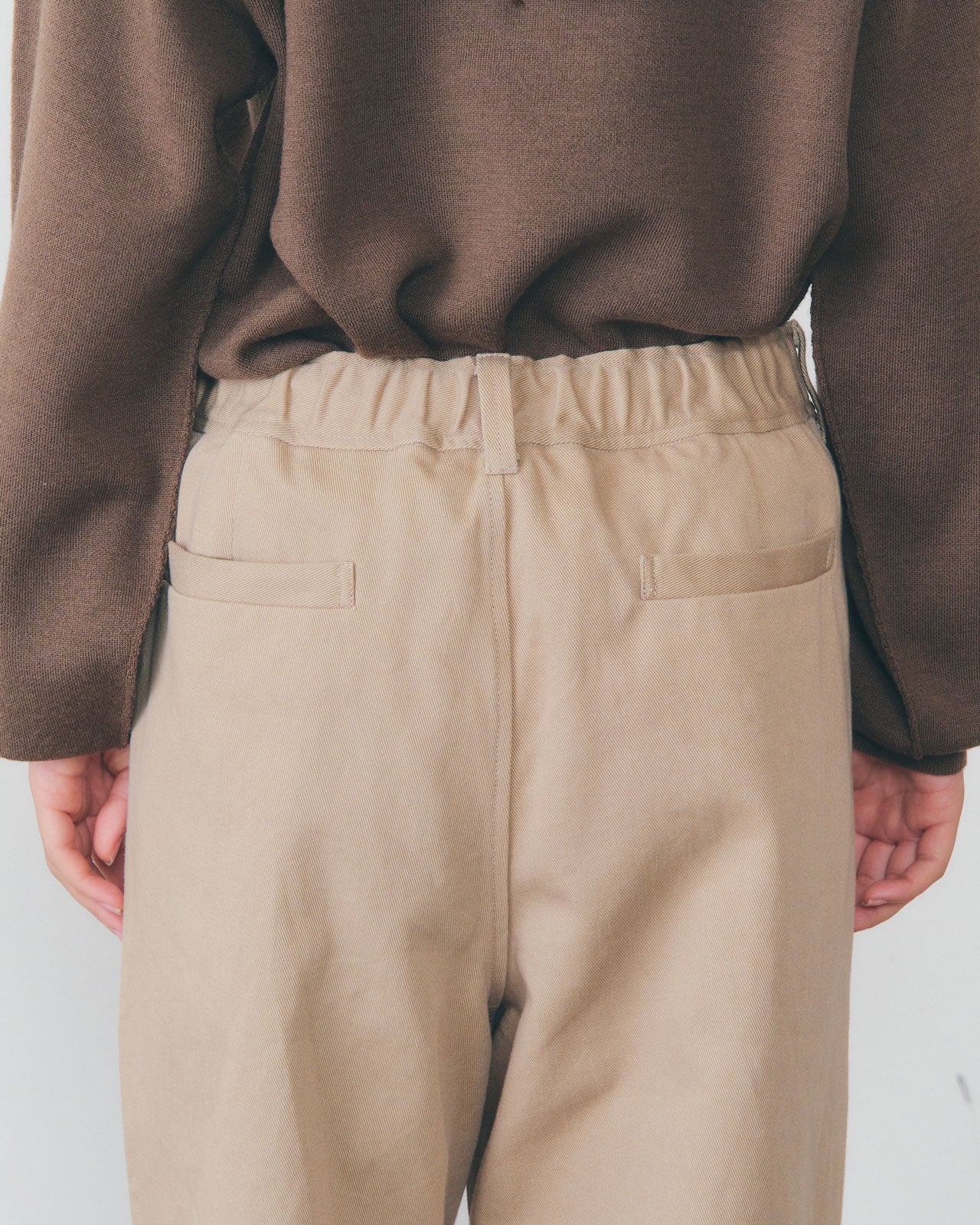 【2月上旬入荷予定】COTTON TWILL WIDE PANTS