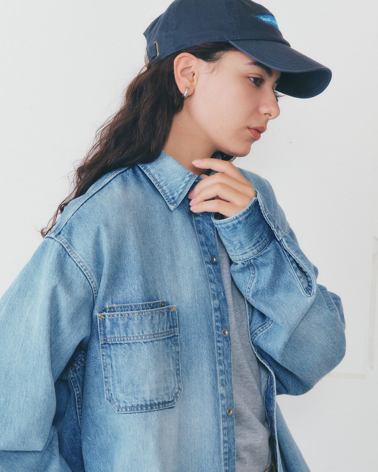 VINTAGE FADED DENIM SHIRT – Shinzone