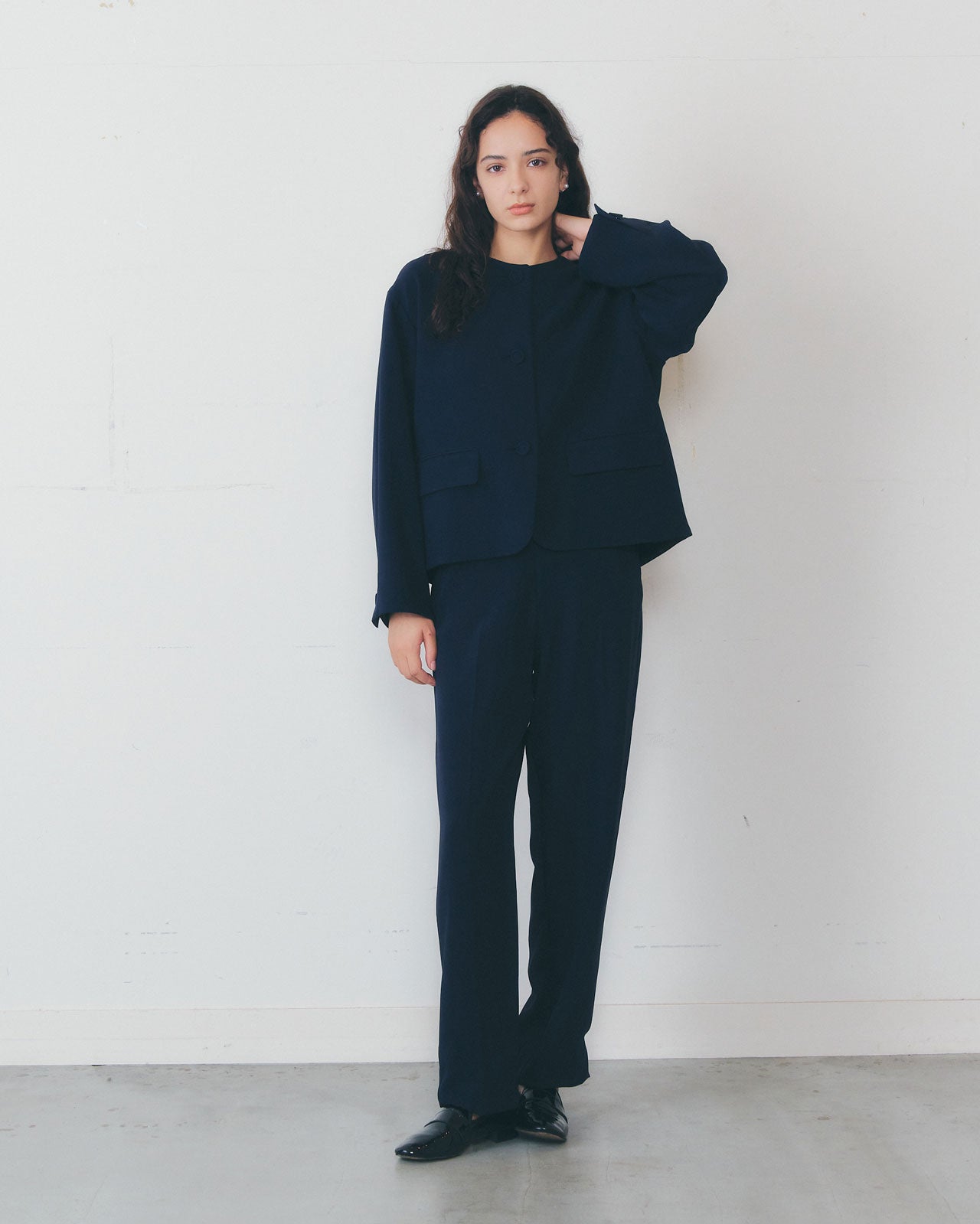 【1月中旬お届け】DOUBLE CLOTH BARREL PANTS