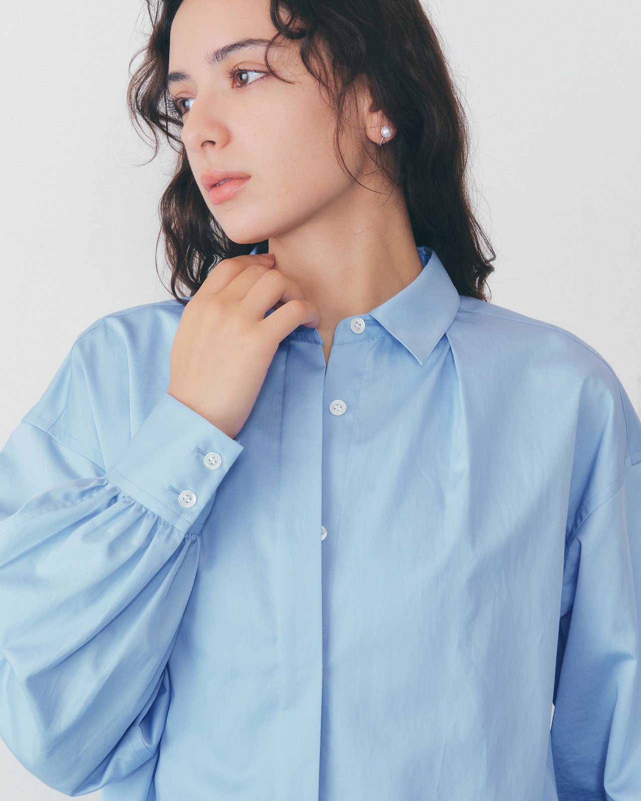 Shinzone “ROUND COLLAR SHIRTS” SMALL COLLAR SHIRT – Shinzone