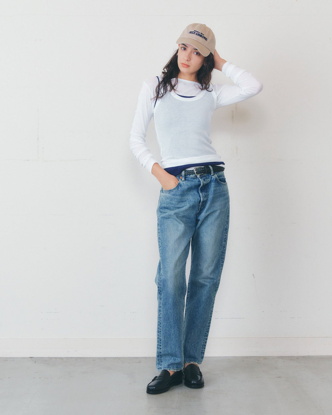 【2月下旬入荷予定】SHEER RIB LONG SLEEVE TEE