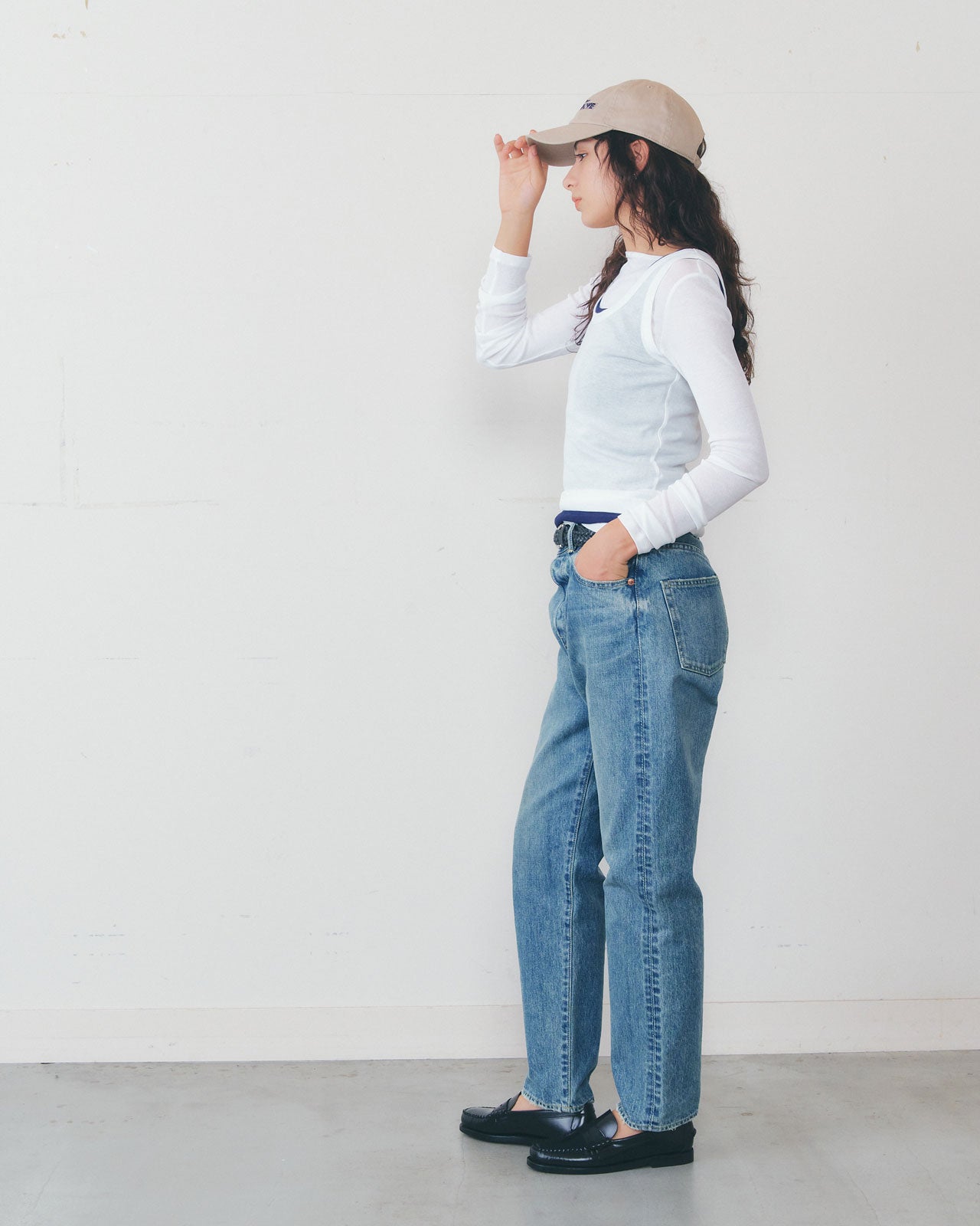 【2月下旬入荷予定】SHEER RIB LONG SLEEVE TEE