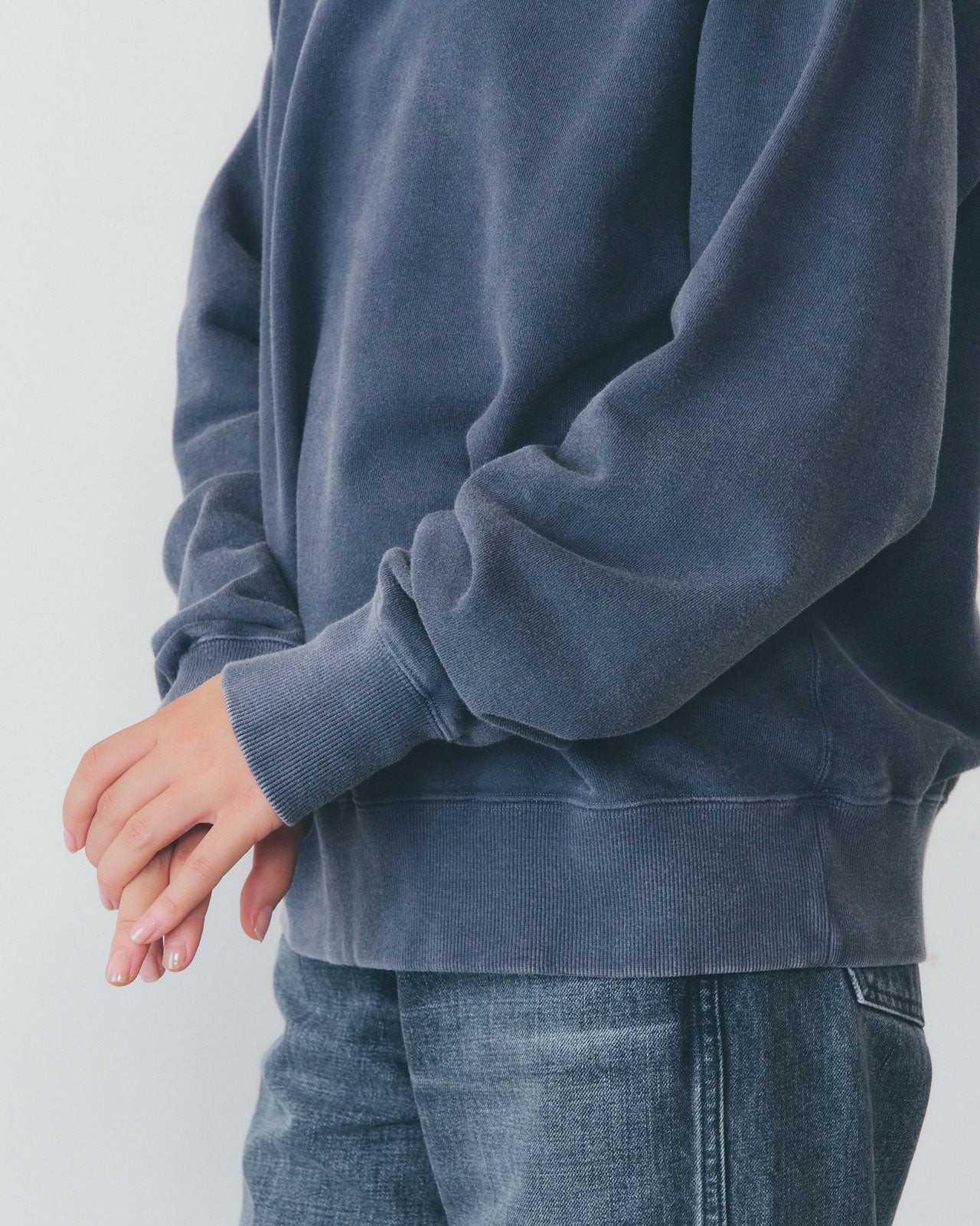 GARMENT DYED SWEATSHIRT – Shinzone