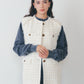 【1月中旬お届け】TWEED GILET