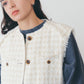 【1月中旬お届け】TWEED GILET