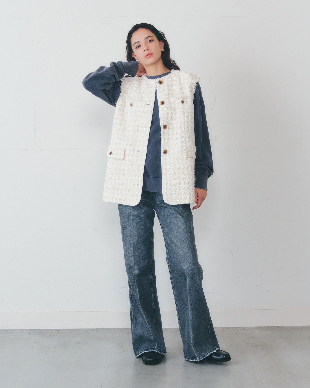 GARMENT DYED SWEATSHIRT – Shinzone