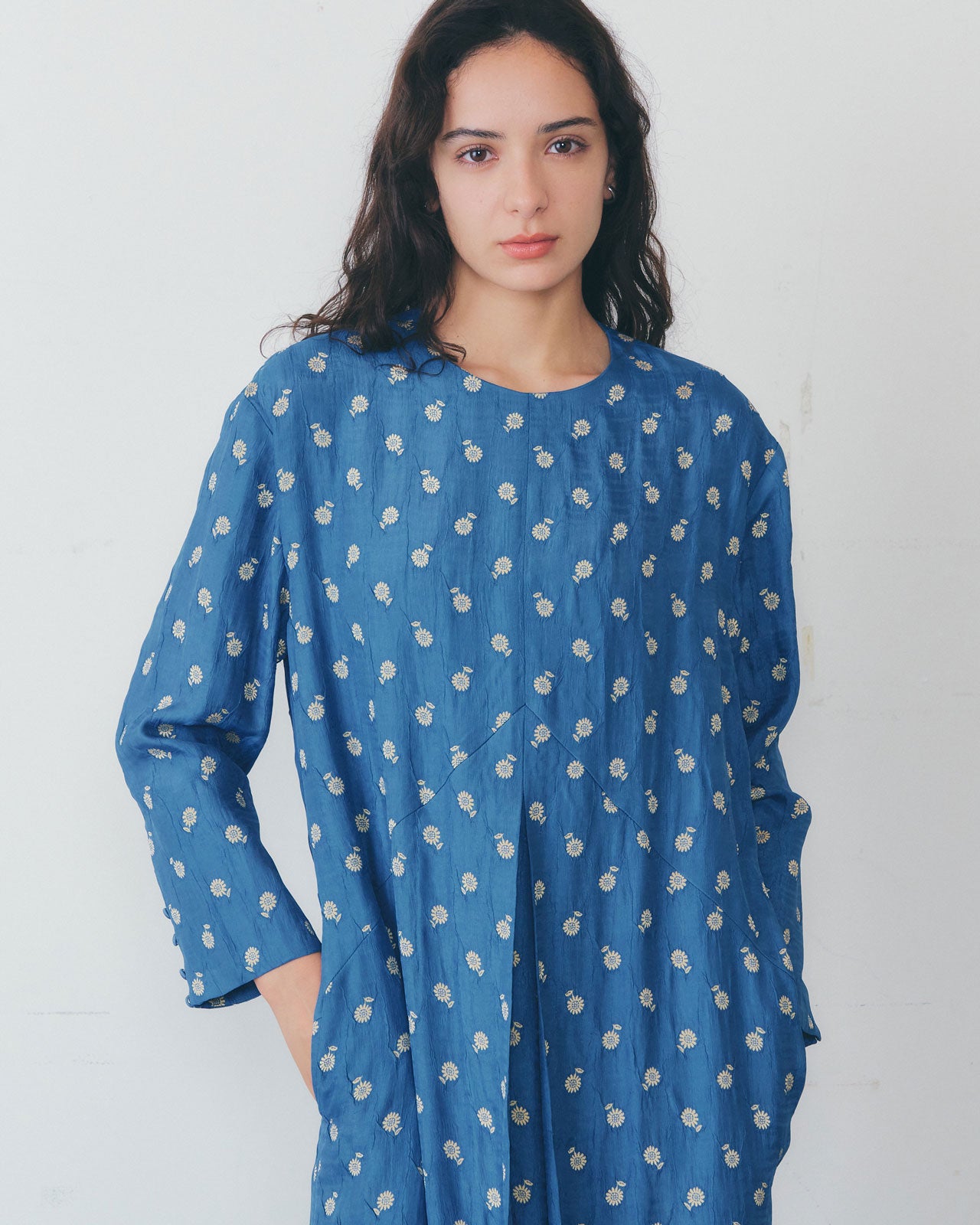 【1月中旬お届け】ILICA JACQUARD DRESS