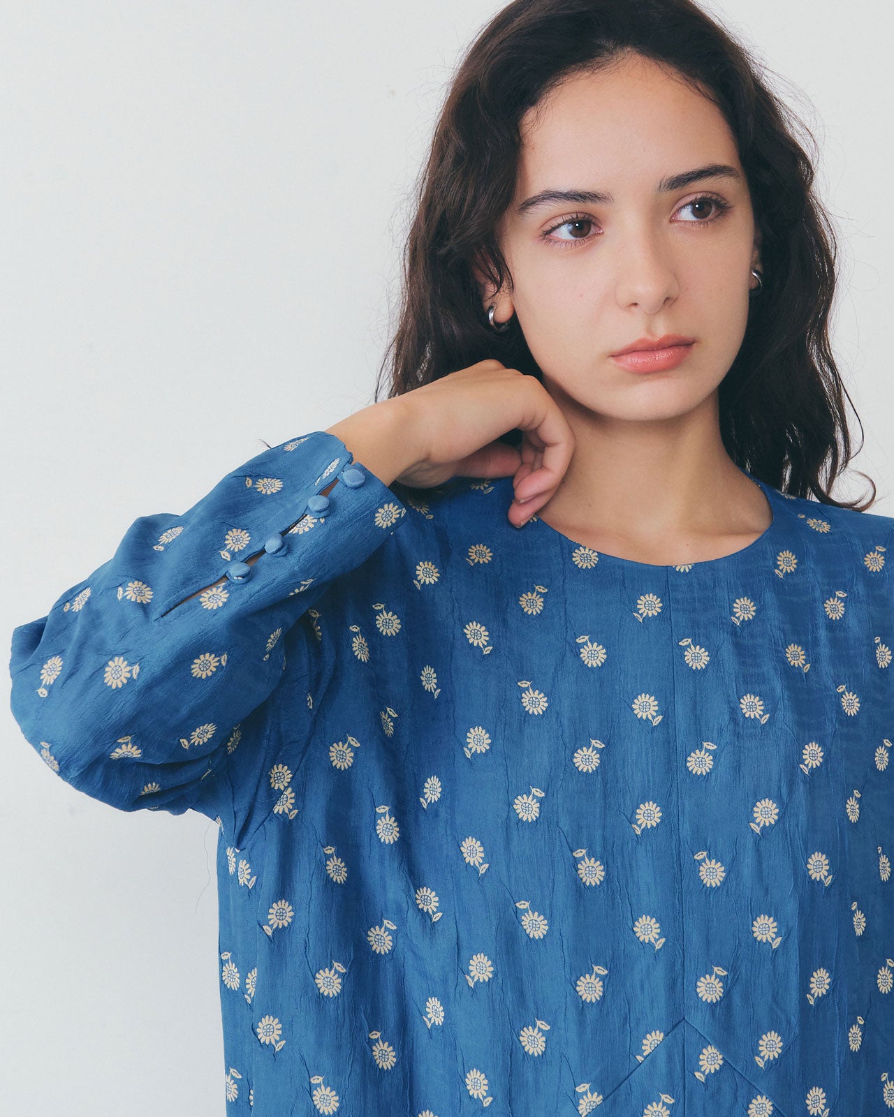 【1月中旬お届け】ILICA JACQUARD DRESS