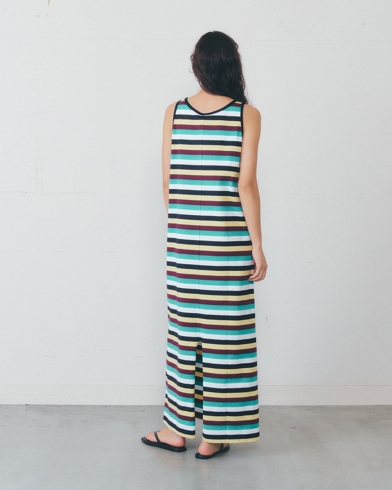 MULTI STRIPED JERSEY DRESS – Shinzone