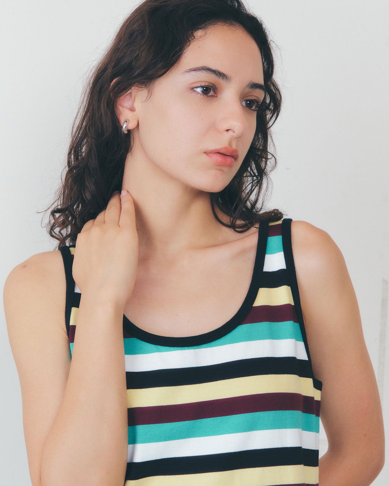 MULTI STRIPED JERSEY DRESS – Shinzone