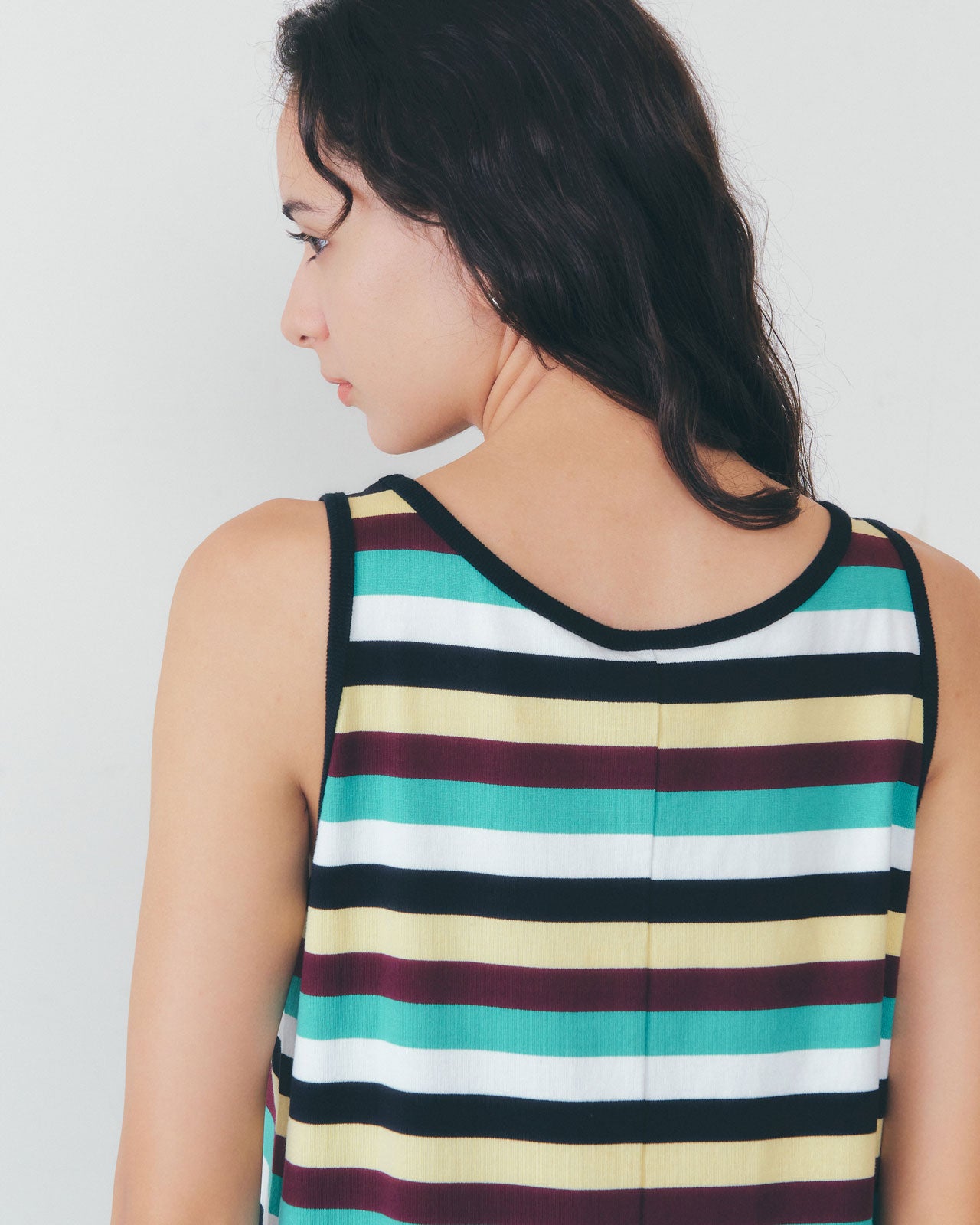 【2月上旬入荷予定】MULTI STRIPED JERSEY DRESS