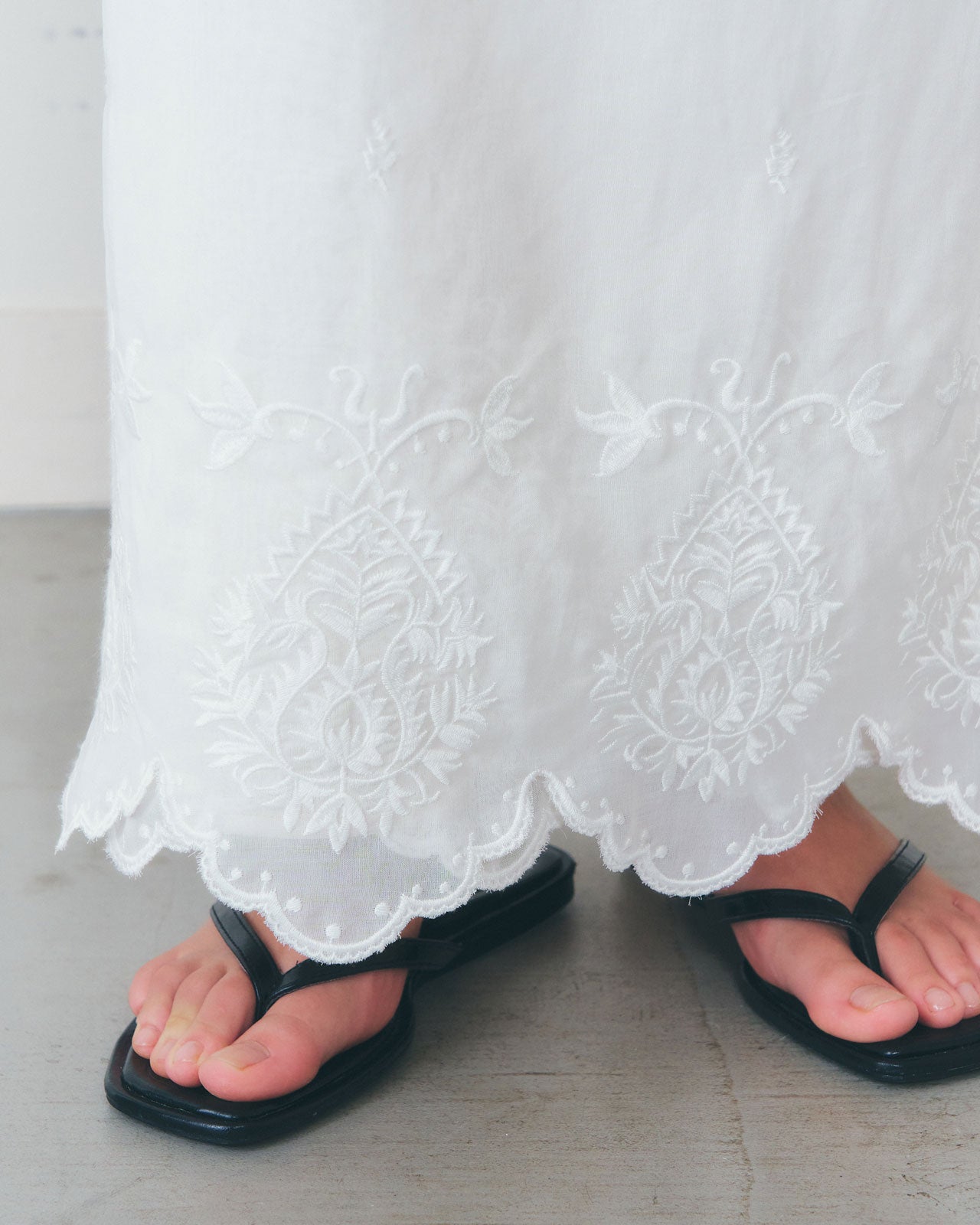 【1月中旬お届け】LACE APRON SKIRT