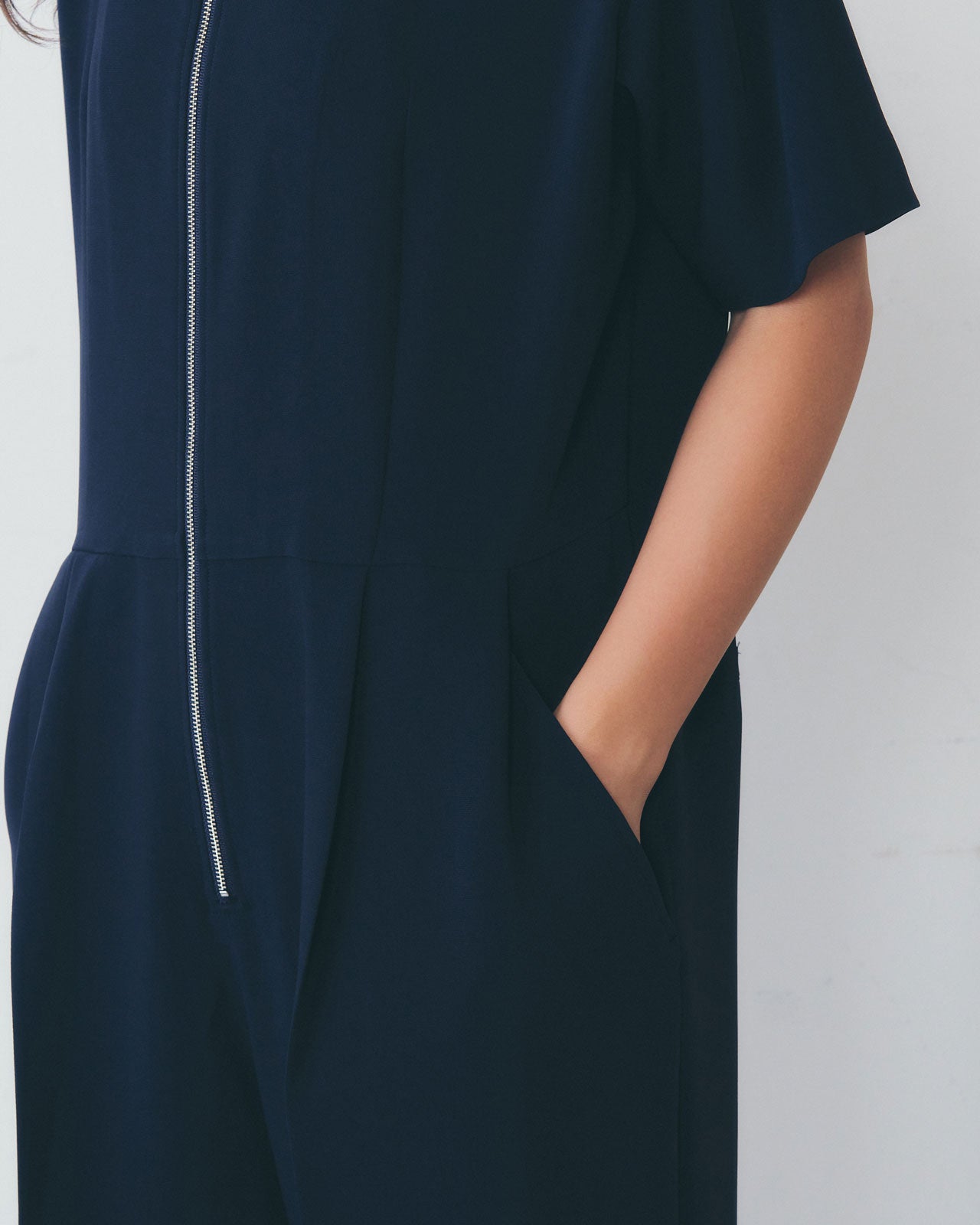 【2月中旬入荷予定】DOUBLE CLOTH JUMPSUIT