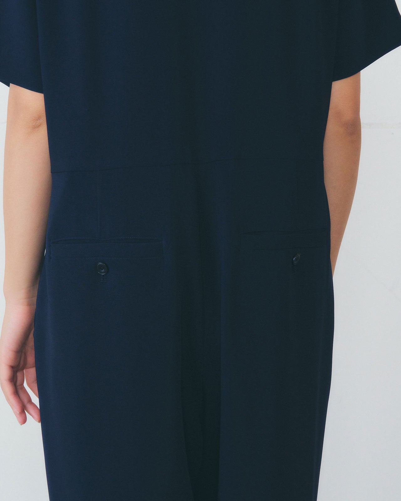 【2月中旬入荷予定】DOUBLE CLOTH JUMPSUIT