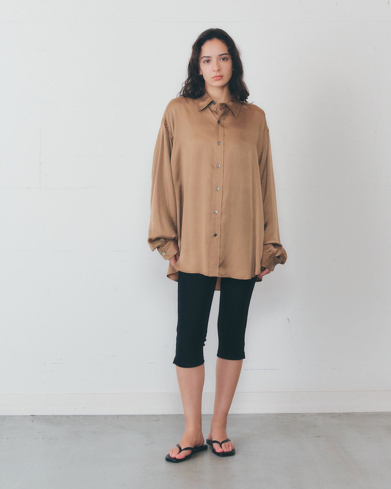 【2月下旬入荷予定】KNIT GEORGETTE SHORT LEGGINGS