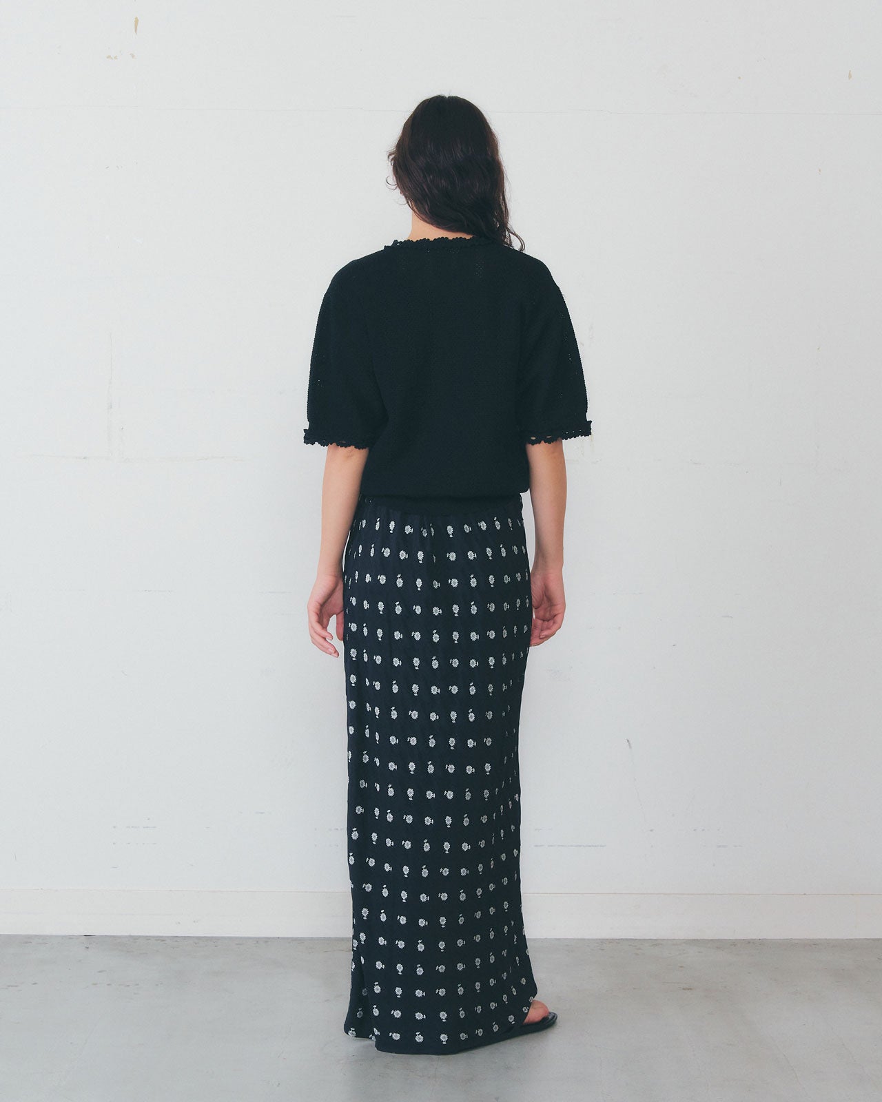 【1月中旬お届け】ILICA JACQUARD SKIRT