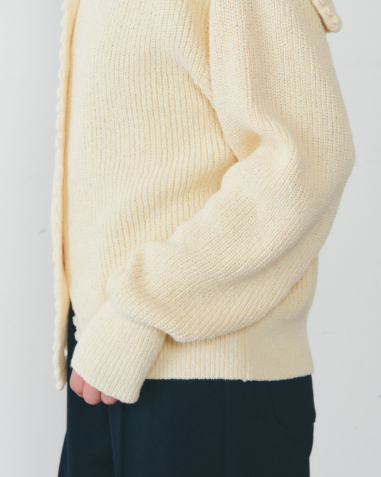 【1月中旬お届け】SAILOR COLLAR KNIT CARDIGAN