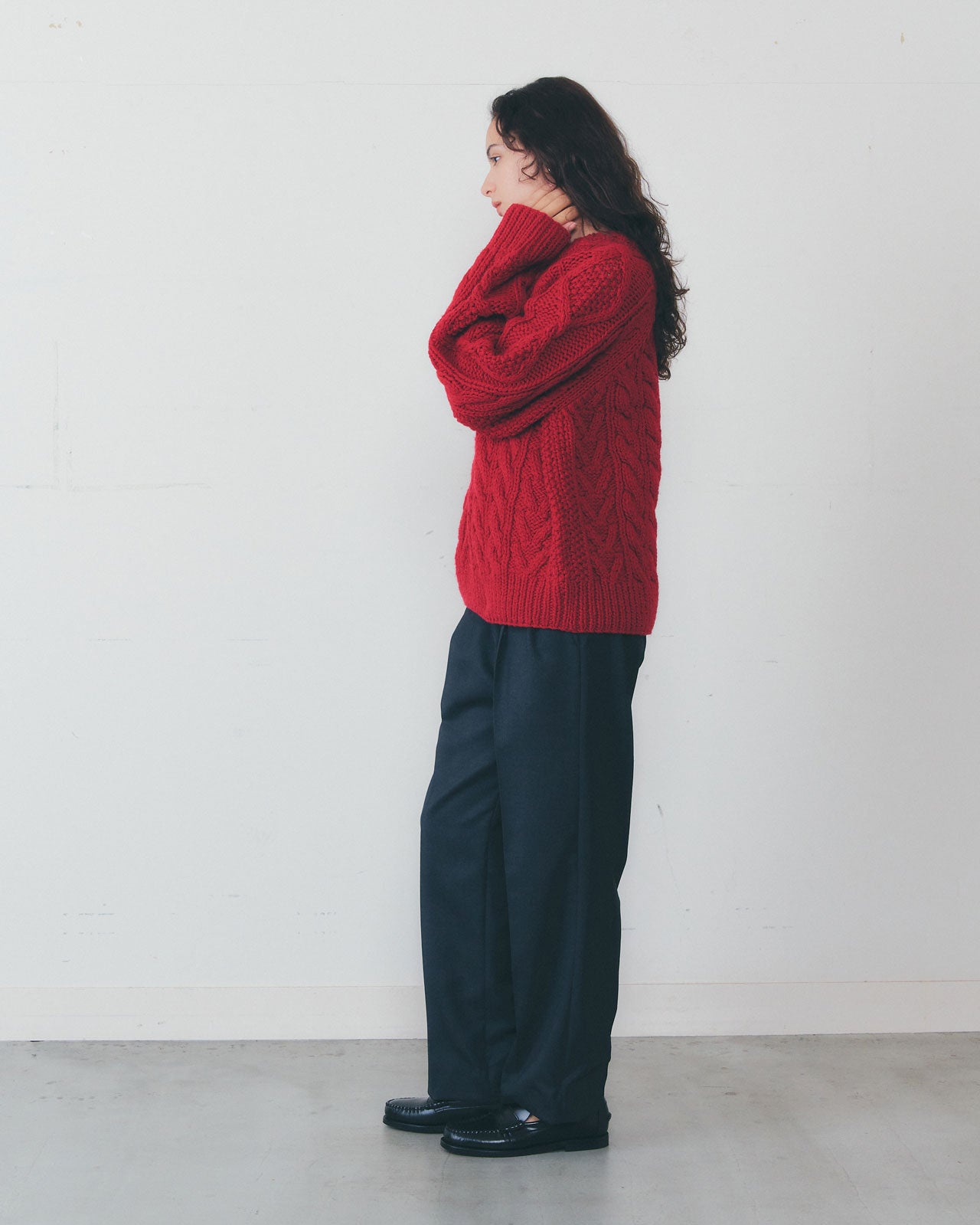 【11月中旬入荷予定】ARAN CABLE KNIT PULLOVER