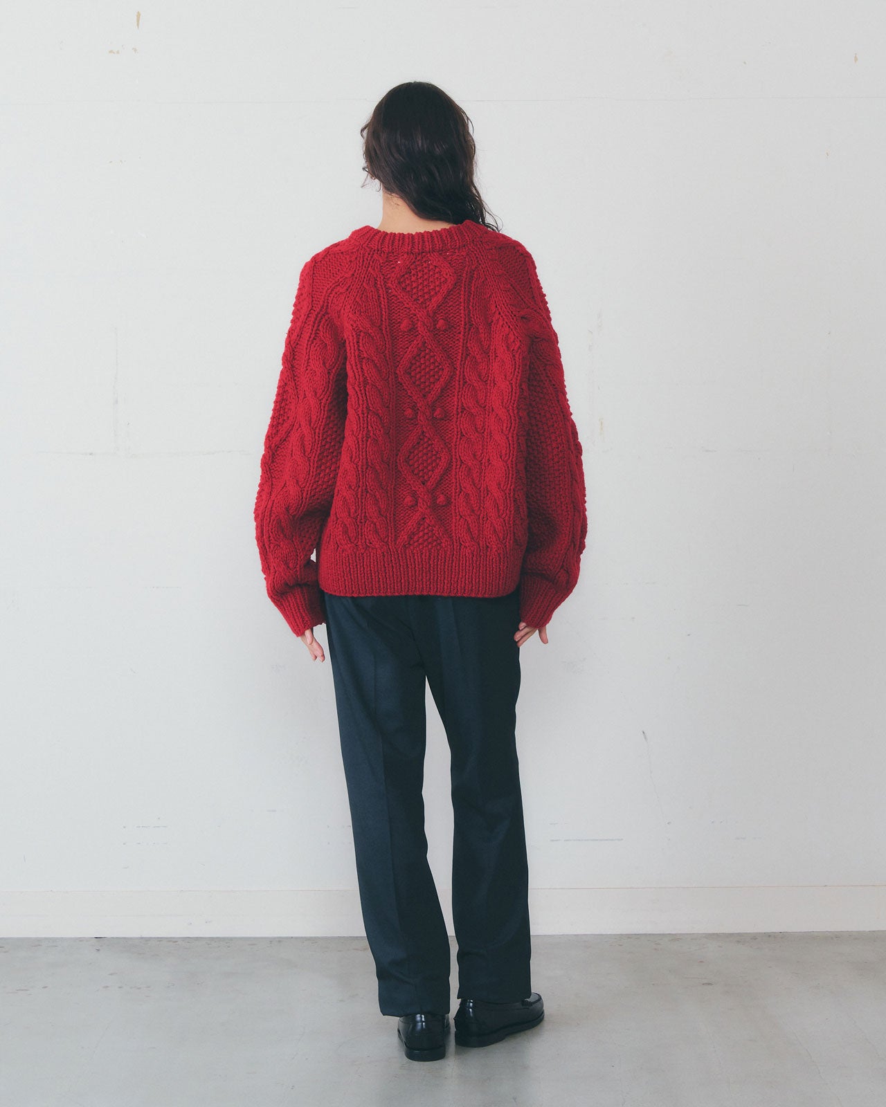 【11月中旬入荷予定】ARAN CABLE KNIT PULLOVER