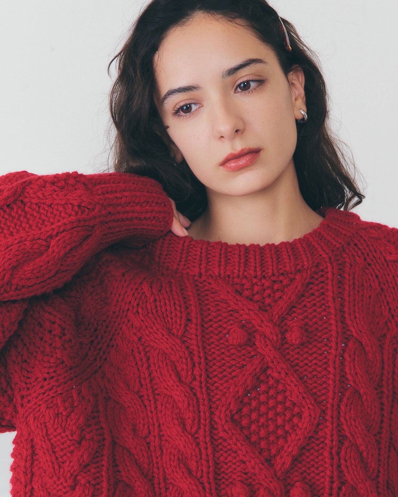 【11月中旬入荷予定】ARAN CABLE KNIT PULLOVER