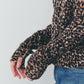 【11月下旬お届け】LEOPARD LONG RIB KNIT CARDIGAN